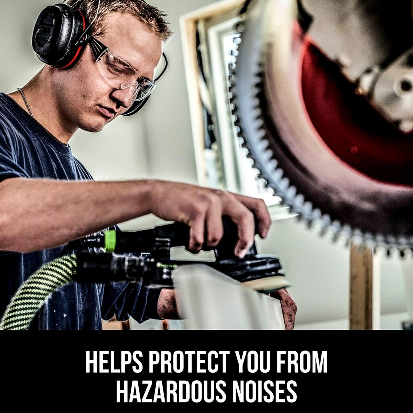 3M Pro-Protect + Gel Cushions Electronic Hearing Protector, Noise Reduction Rating (NRR) 26 dB, Bluetooth Ear Muffs, High-Fidelity Speakers & Integrated Microphone, Premium Gel Cushions (90545-SIOC)