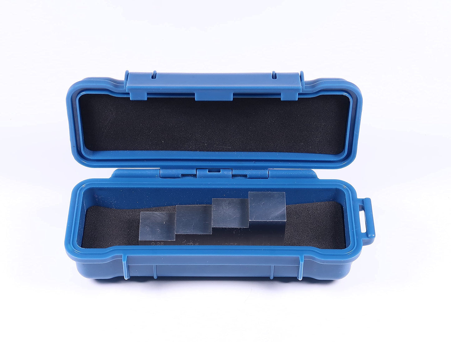 UT Aluminum Test Block& Calibration Thickness Block 4 Step 0.25"0.5"0.75"1" Inch with ABS Carrying case Ultrasonic Calibration Block Step Wedge with Certificate