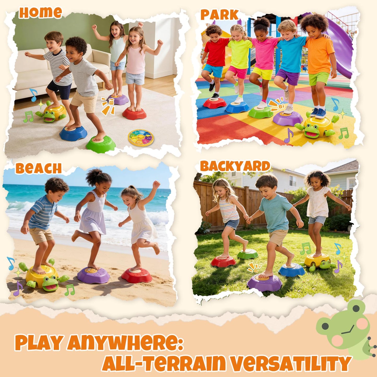 LSCLCIN Stepping Stones for Kids