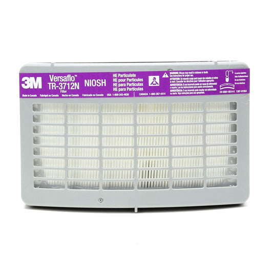 3M HE Filter TR-3712N, for Versaflo Powered Air Purifying Respirator TR-300 Series PAPR, 1 Filter