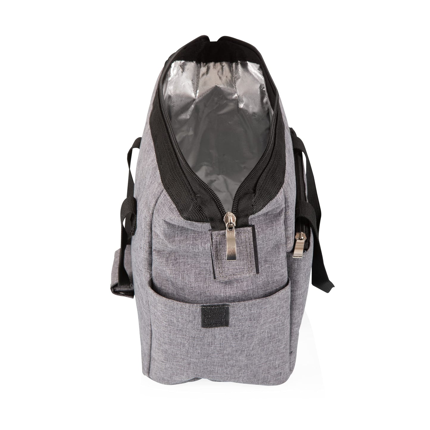 PICNIC TIME Disney Winnie the Pooh On The Go Lunch Bag, Soft Cooler Lunch Box, Insulated Lunch Bag, (Heathered Gray)