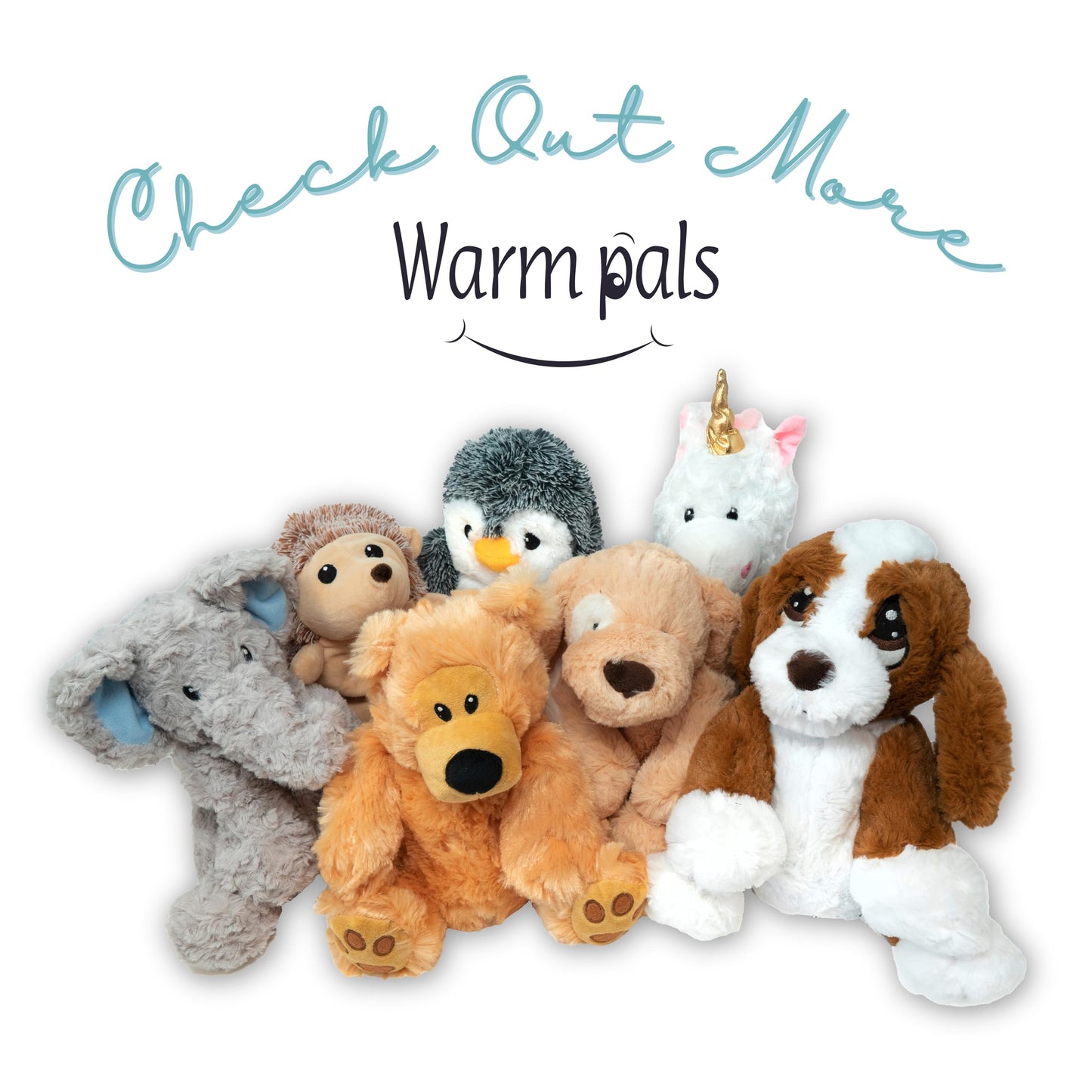 Warm Pals - Peppy Penguin - 1.5lbs - Cozy Microwavable Lavender Scented Plush Toys - Heated Stuffed Animal - Heatable Coolable Bedtime Comfort Plushie
