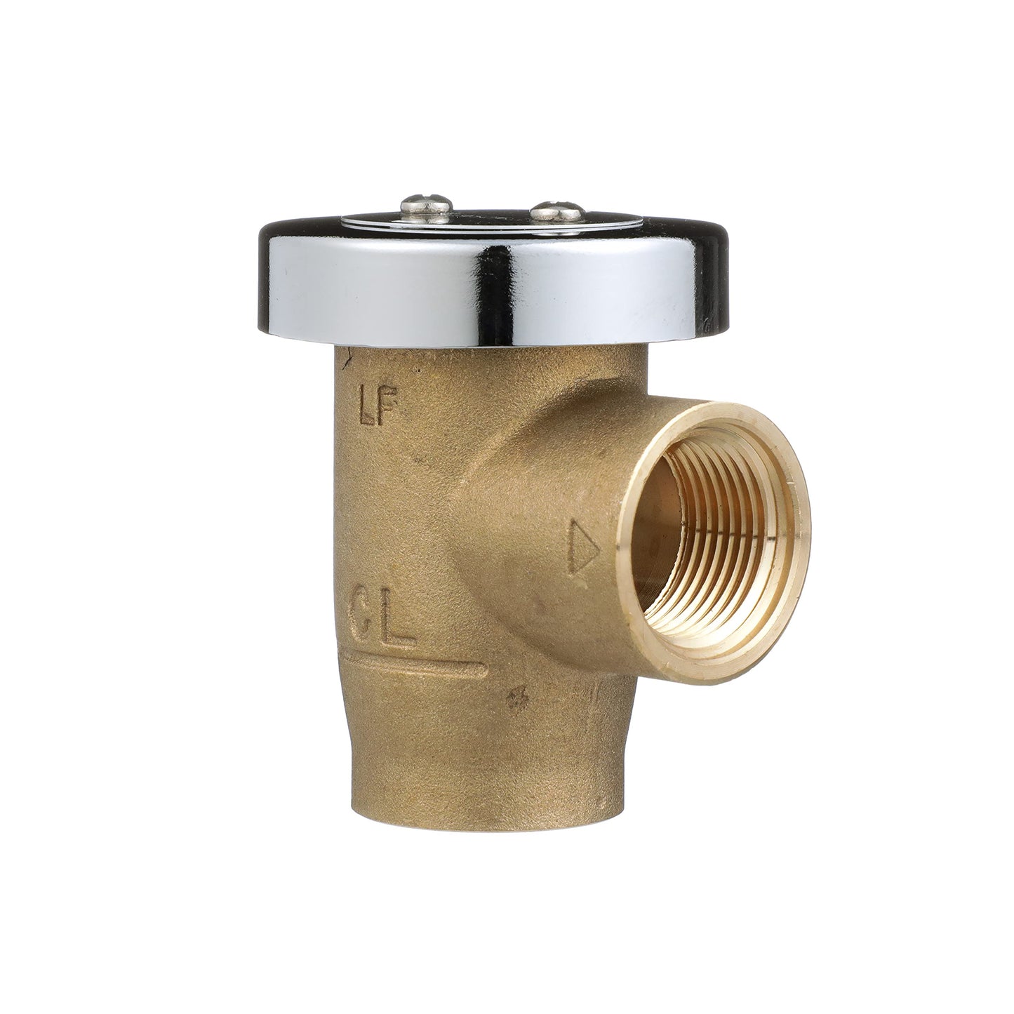 Watts LF288A Series 3/4" Lead-Free Brass Anti-Siphon Vacuum Breaker Backflow Preventer, Female NPT Inlet and Outlet, Silicone Disc Seat, Chrome Hood, Low-Flow Applications
