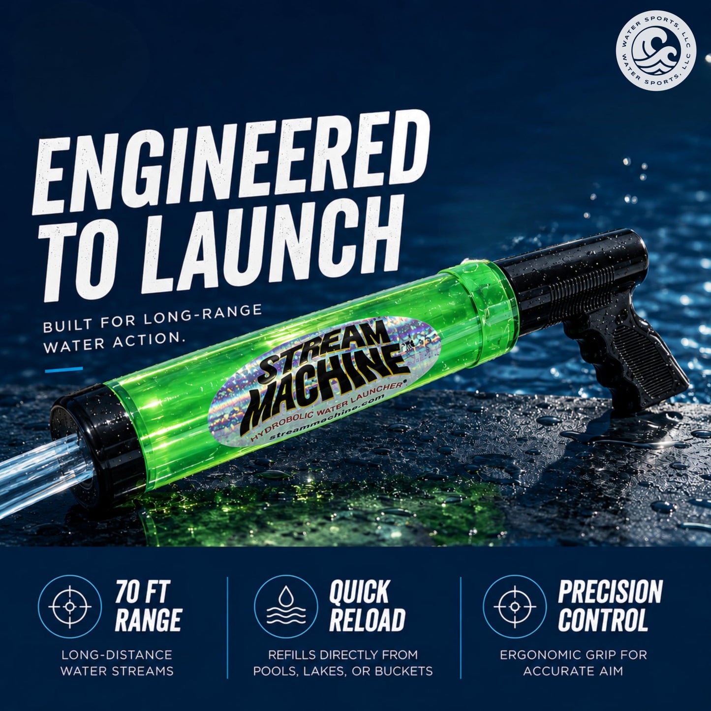 QF-2000 2 Pack Water Blaster