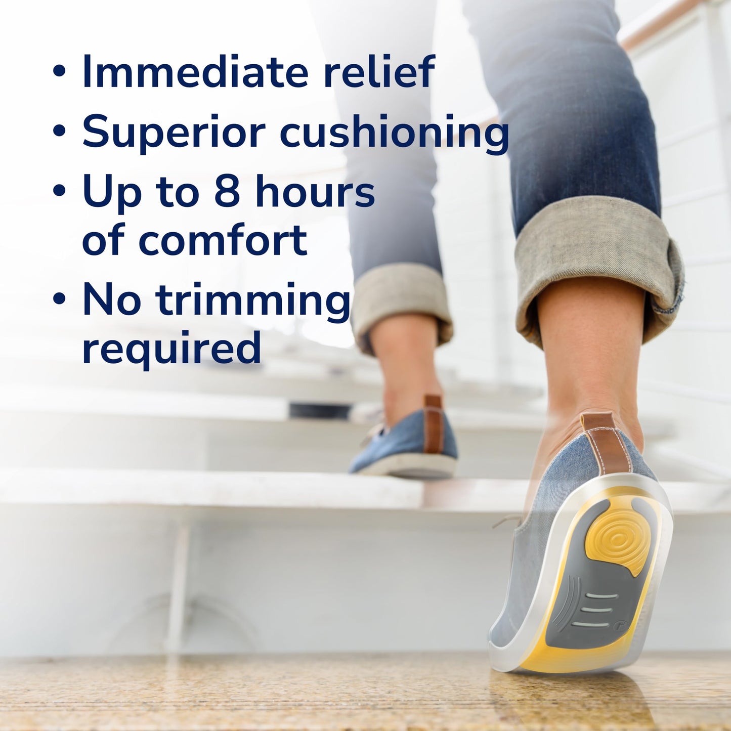Dr. Scholl’s Custom Fit Orthotics 3/4 Length Inserts CF 310, 5-in-1 All-Day Pain Relief for Feet, Lower Back, Knees, Heel & Plantar Fasciitis, Arch Support Shoe Insoles for Men Women, FSA HSA Eligible