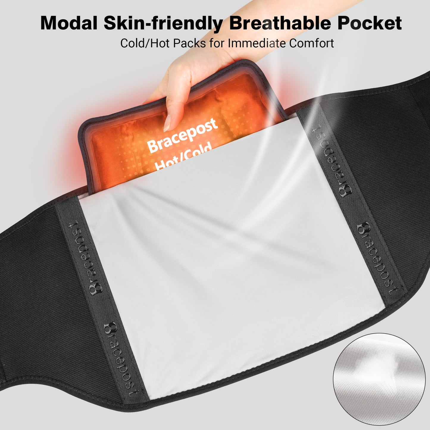 Back Brace For Lower Back Pain Women Men With 360°Support & Hot/Cold Compress,Breathable Back Support Belt With 3D Pad,Adjustable Back Brace For Sciatica,Herniated Disc,Scoliosis,XL