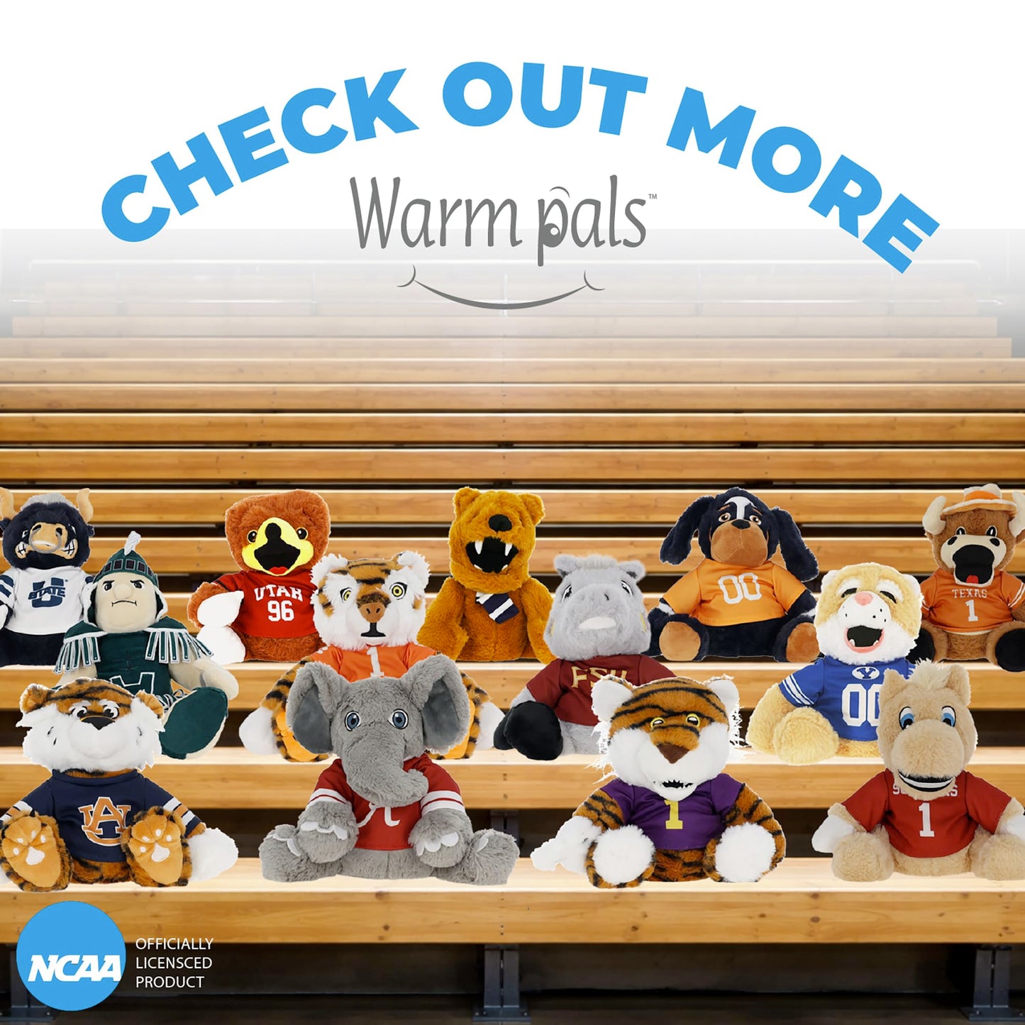 Warm Pals Big Al University of Alabama Mascot UA