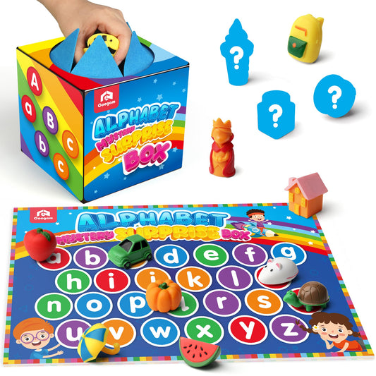 Coogam Alphabet Sorting Game, Fine Motor Letter Matching and Sorting Game, 26pcs Alphabet Educational Montessori Learning Toy Gift for Preschool Kindergarten 3 4 5 Year Old