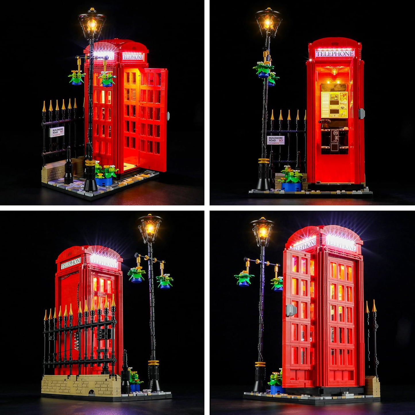 BRIKSMAX Led Lighting Kit for Lego-21347 Red London Telephone Box - Compatible with Lego Ideas Building Set- Not Include Lego Set