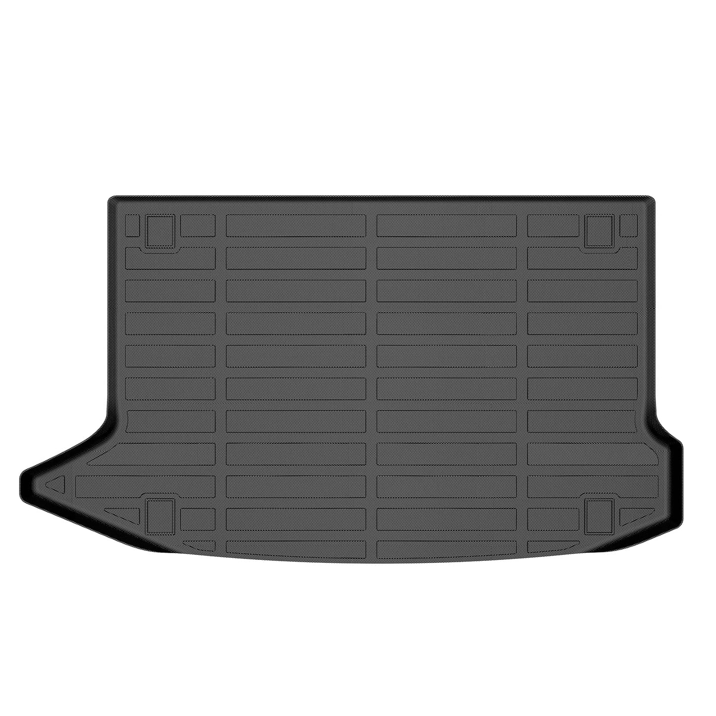 HAFIDI All Weather Cargo Liner for Hyundai Kona 2018-2023/ Kona N 2022-2023/ Kona Electric 2019-2023 Custom Fit Automotive Trunk Floor Mat Accessories -Black