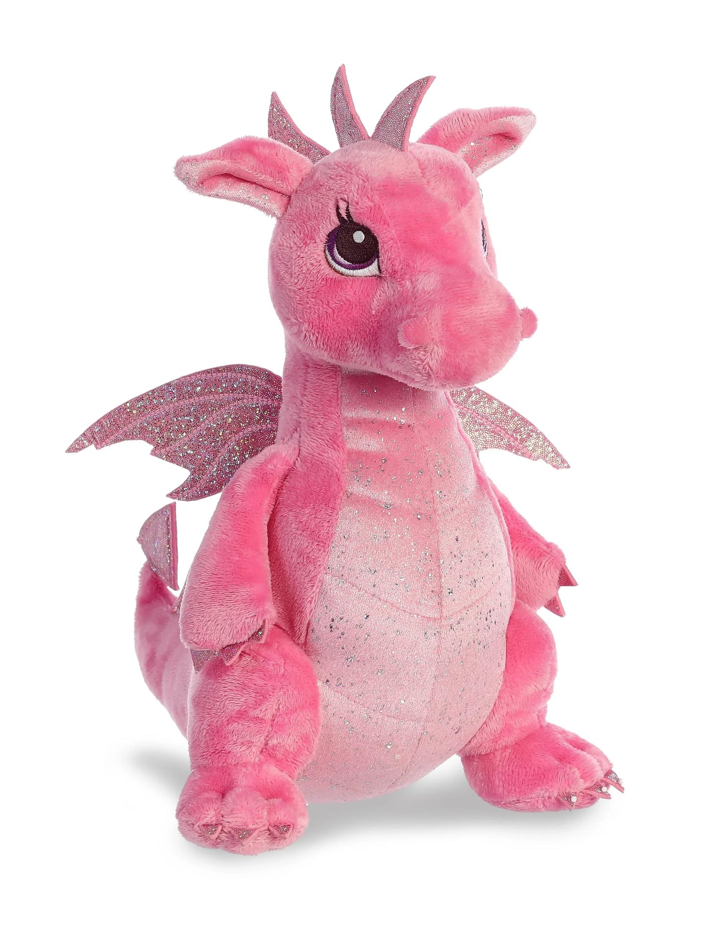 Aurora Dahlia Dragon Sparkle Tales Plush Dragon 12"