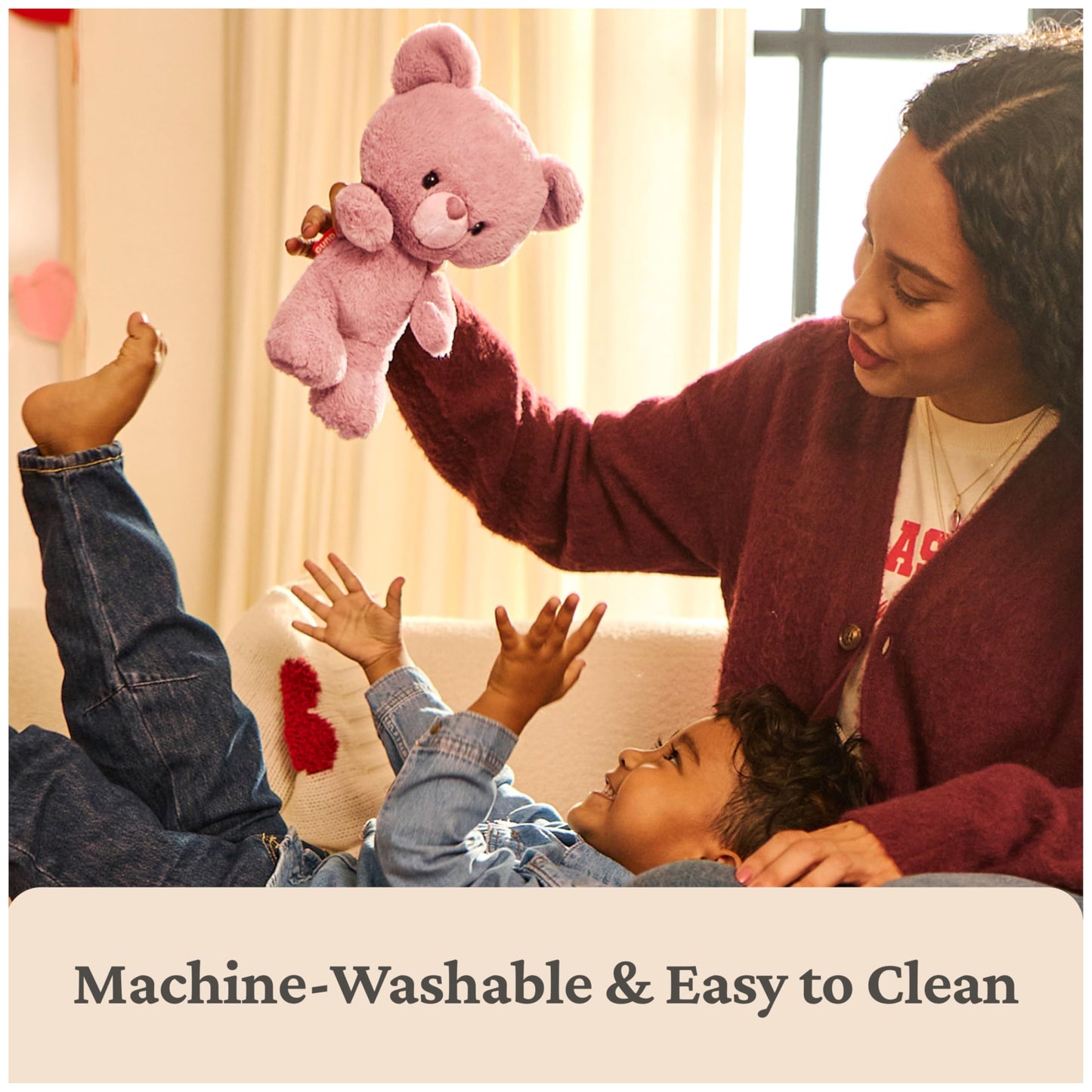 GUND Rose Kai Plush, Premium Teddy Bear, Gifts for Her, Birthday, and Valentine's Day Gift, Stuffed Animal for Ages 0 and Up, 10”