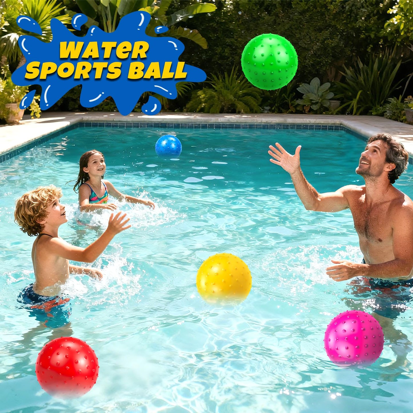 Hymaz Bouncy Balls Bulk 20 Pieces 9" Sensory Balls for Kids Toddlers Beach Ball Stress Toys,Inflatable Playground Ball & Kickball & Massage Balls with Pump for Indoor Outdoor Backyard Pool Games