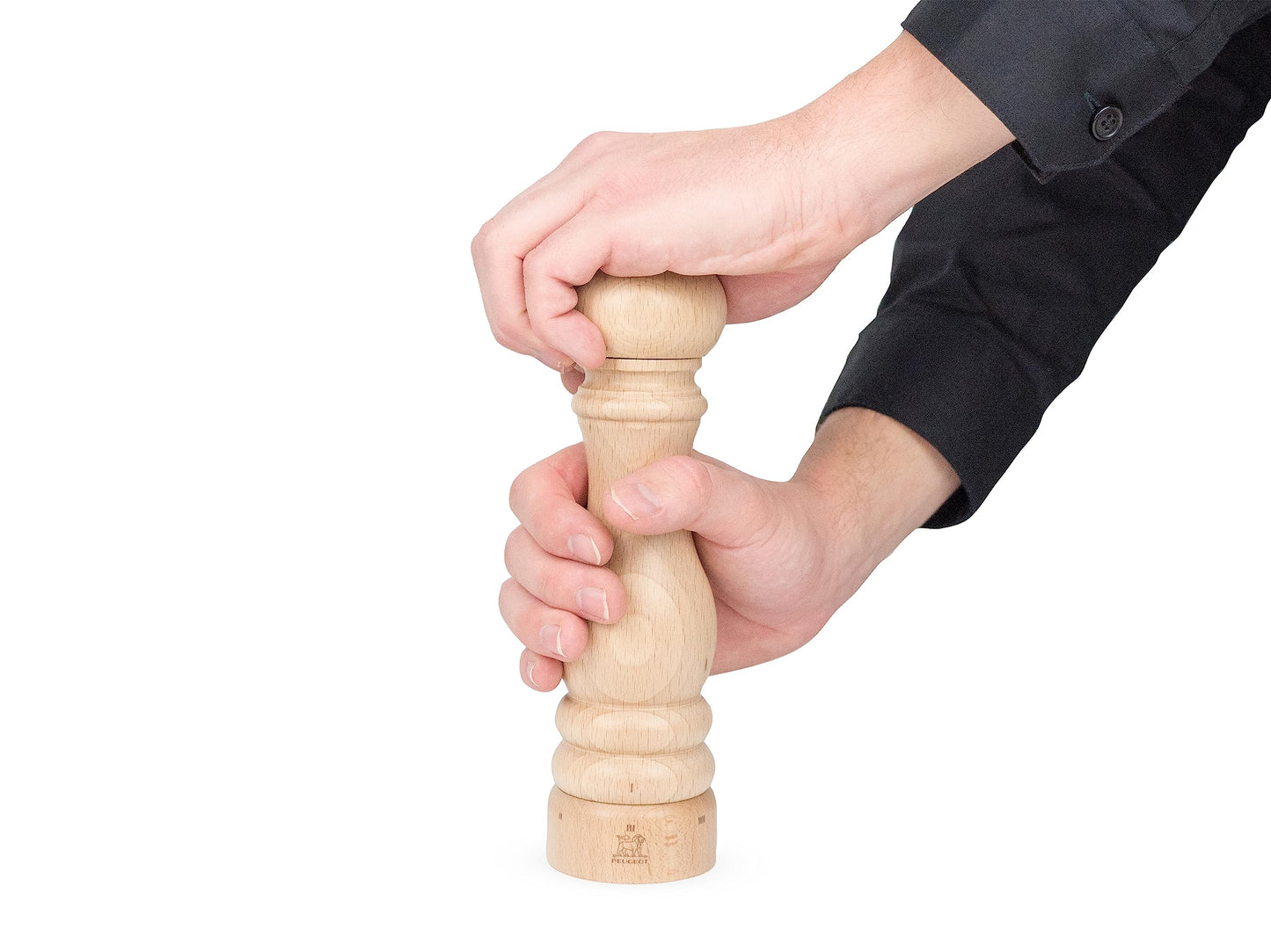 Peugeot - Paris u'Select Manual Salt Mill - Adjustable Grinder - Beechwood, Natural