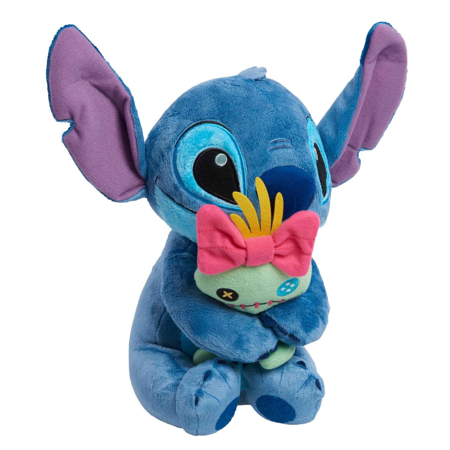 Disney Classics Lil Friends Stitch and Scrump Plush Stuffed Animal, Officially Licensed Kids Toys for Ages 2 Up, Gifts and Presents