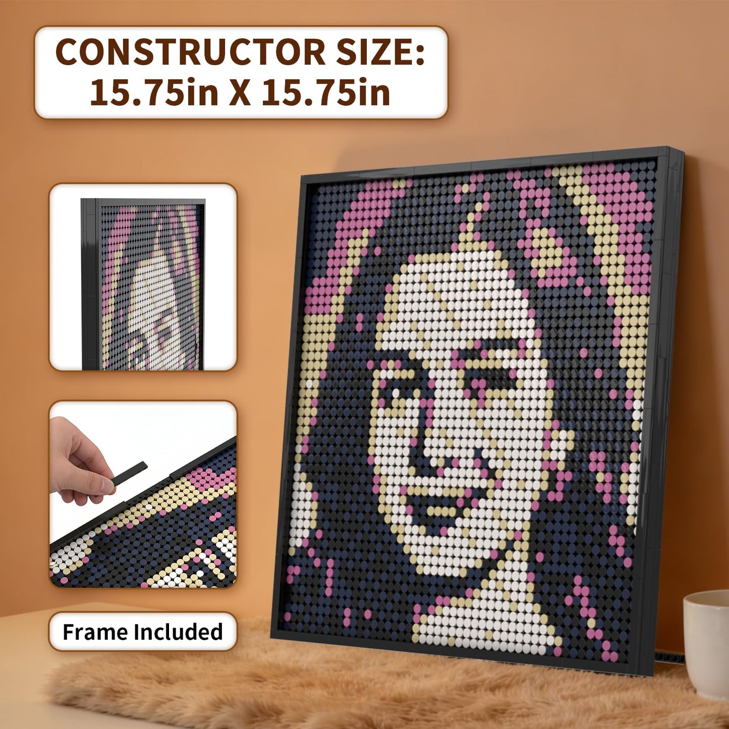 GOBRICKS Pink Building Set
