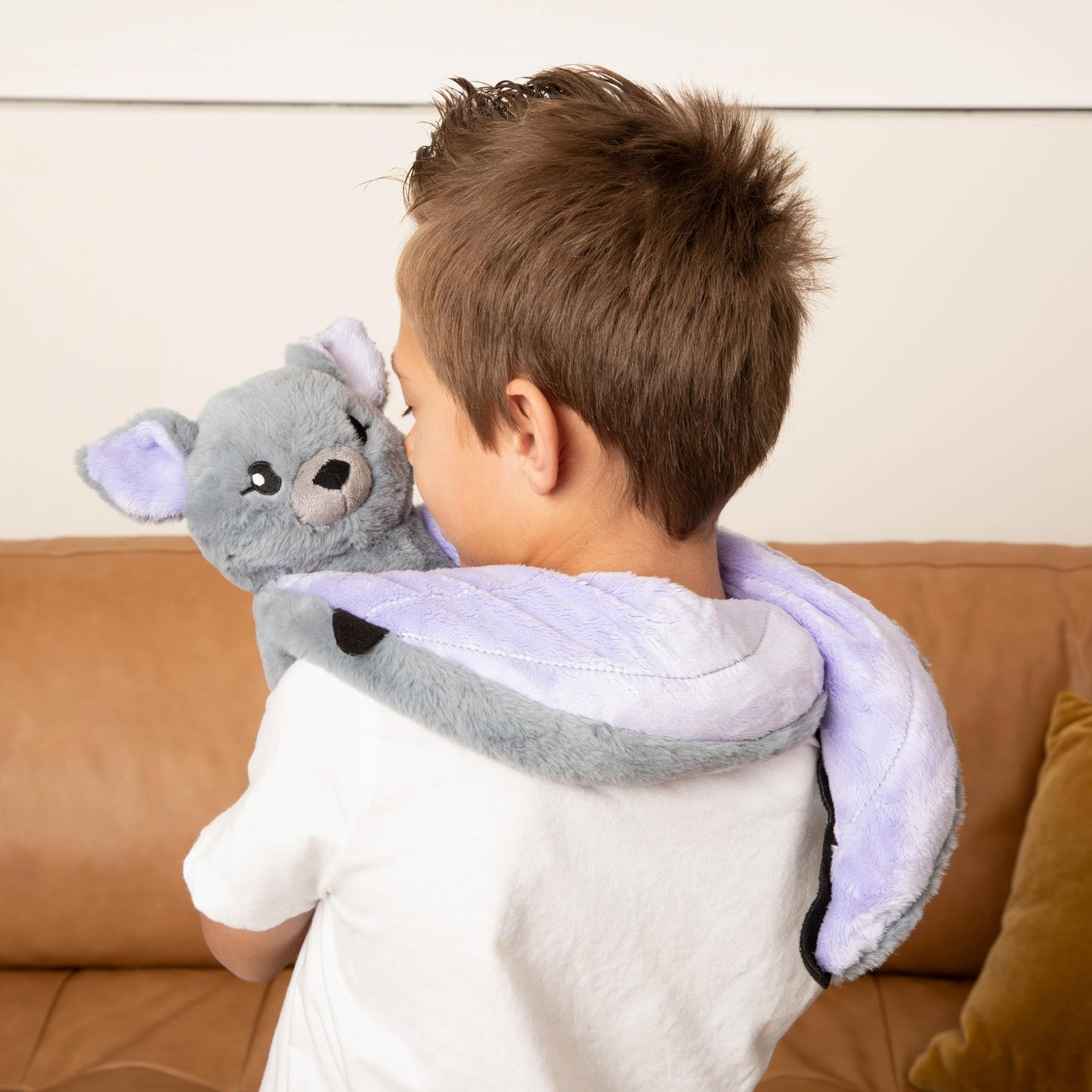 HUGIMALS Berkeley the Bat – Weighted Stuffed Bat Plush, Soft Sensory Toy for Kids, Teens & Adults, Anxiety Relief Plush Animal