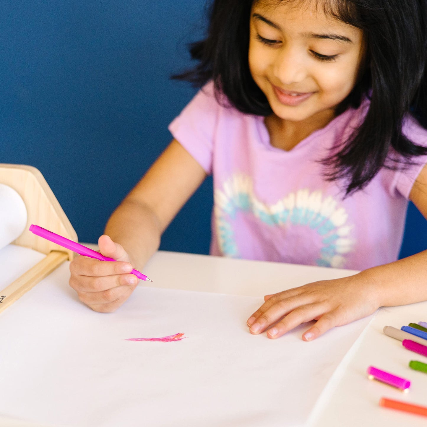 Melissa & Doug Tabletop Easel Paper Roll (12 inches x 75 feet), 3-PackKids Drawing Paper, Art For Kids
