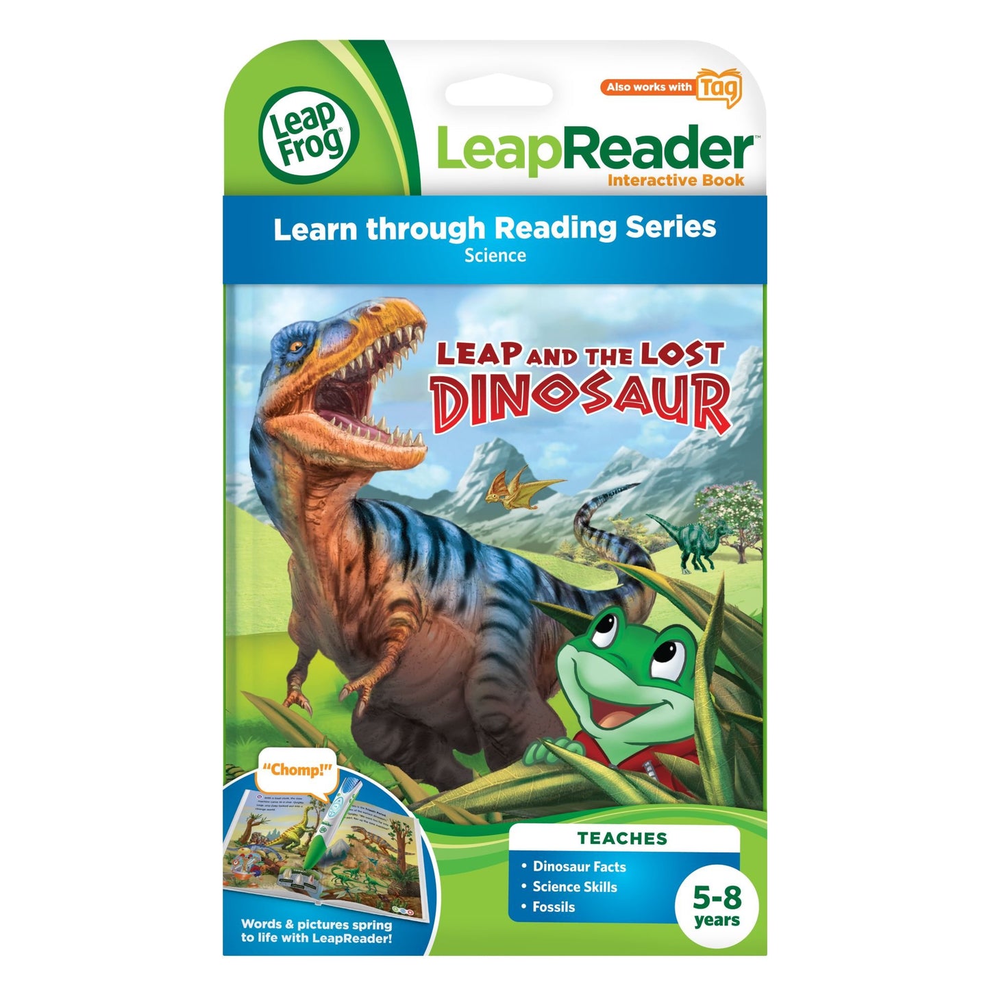 LeapFrog LeapReader Book: Leap and The Lost Dinosaur (Works with Tag)