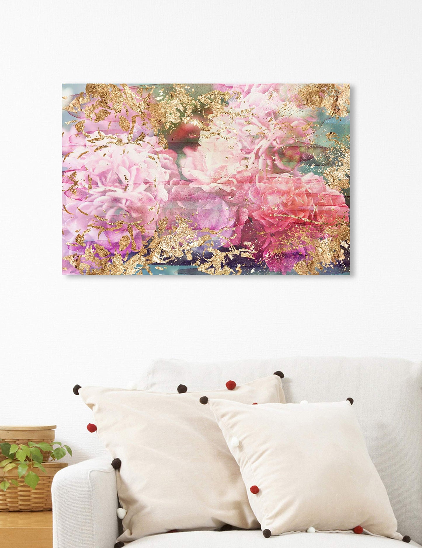 Oliver Gal 'Rose Rhapsody' The Floral and Botanical Wall Art Decor Collection Contemporary Premium Canvas Art Print