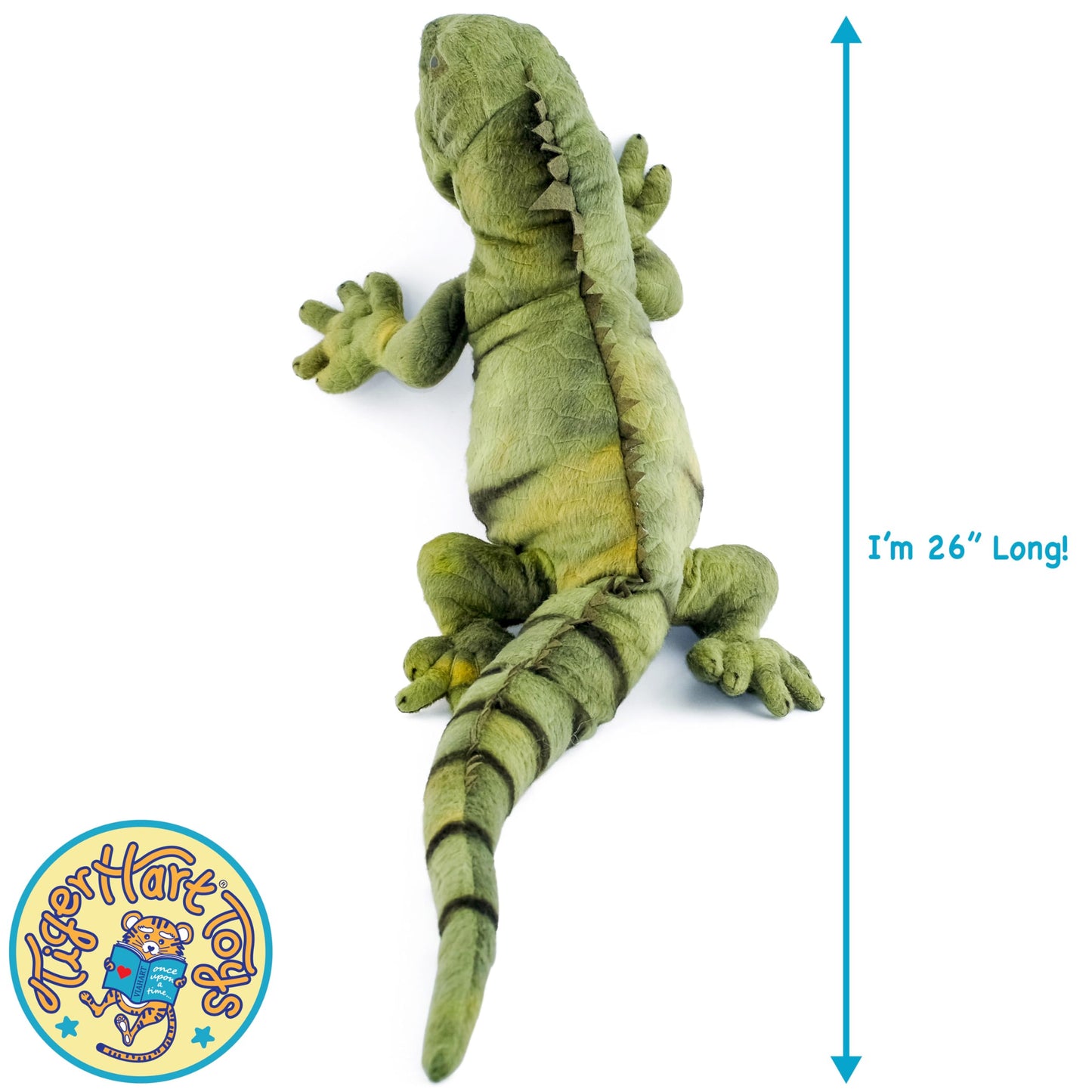 Igor The Iguana - 26 Inch Long Stuffed Animal Plush Lizard - by TigerHart Toys