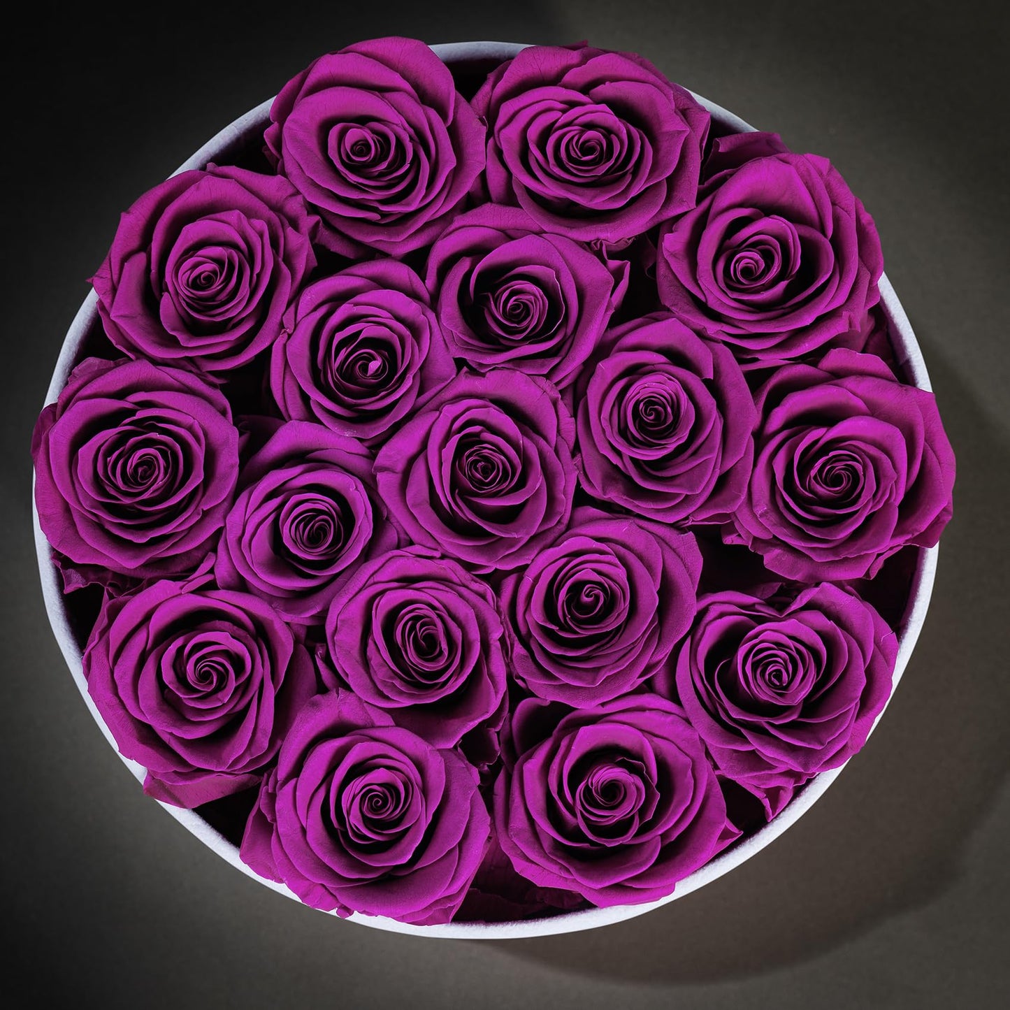 Prifroti 17 Flowers in a Luxury Suede Box, Birthday Gifts for Women, Preserved Flowers, Mothers Day Roses Gift for Mom, Bossy Pink
