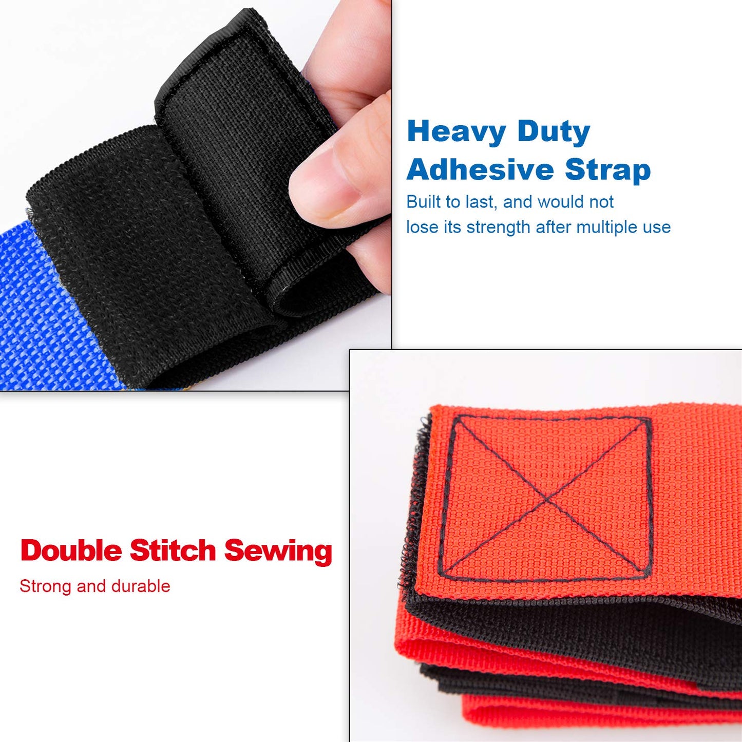 Three Legged Race Bands, 2 Sets, Team Building, 3 Legged Race Bands, Outdoor Party Group Game for Teenagers Adults, Cooperative Team Race for Birthday, Relay Race, Field Day, Backyard Activity Game