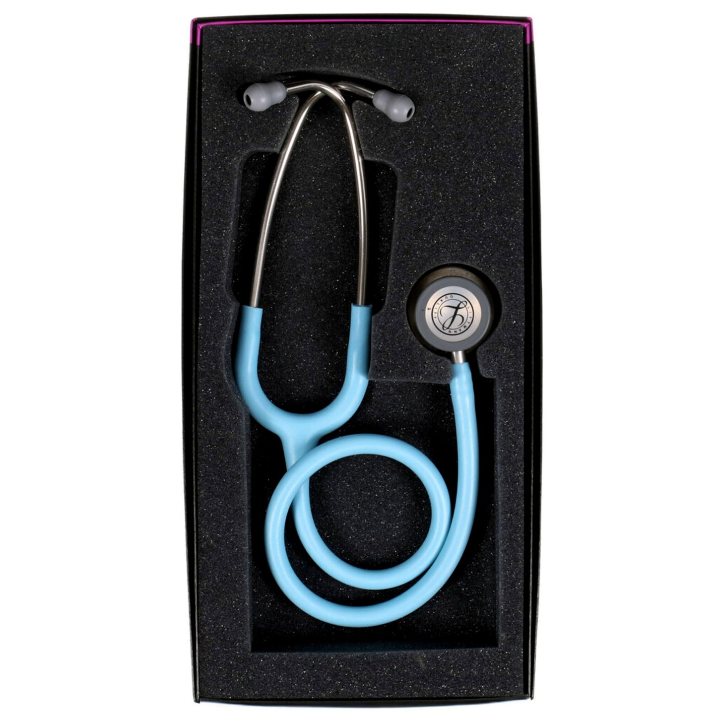 3M Littmann Classic III Monitoring Stethoscope, 5912C, More Than 2X as Loud, Weighs Less, 27" Marine Blue Satin-Finish Tube for Added Comfort, Flexibility and Cleanability