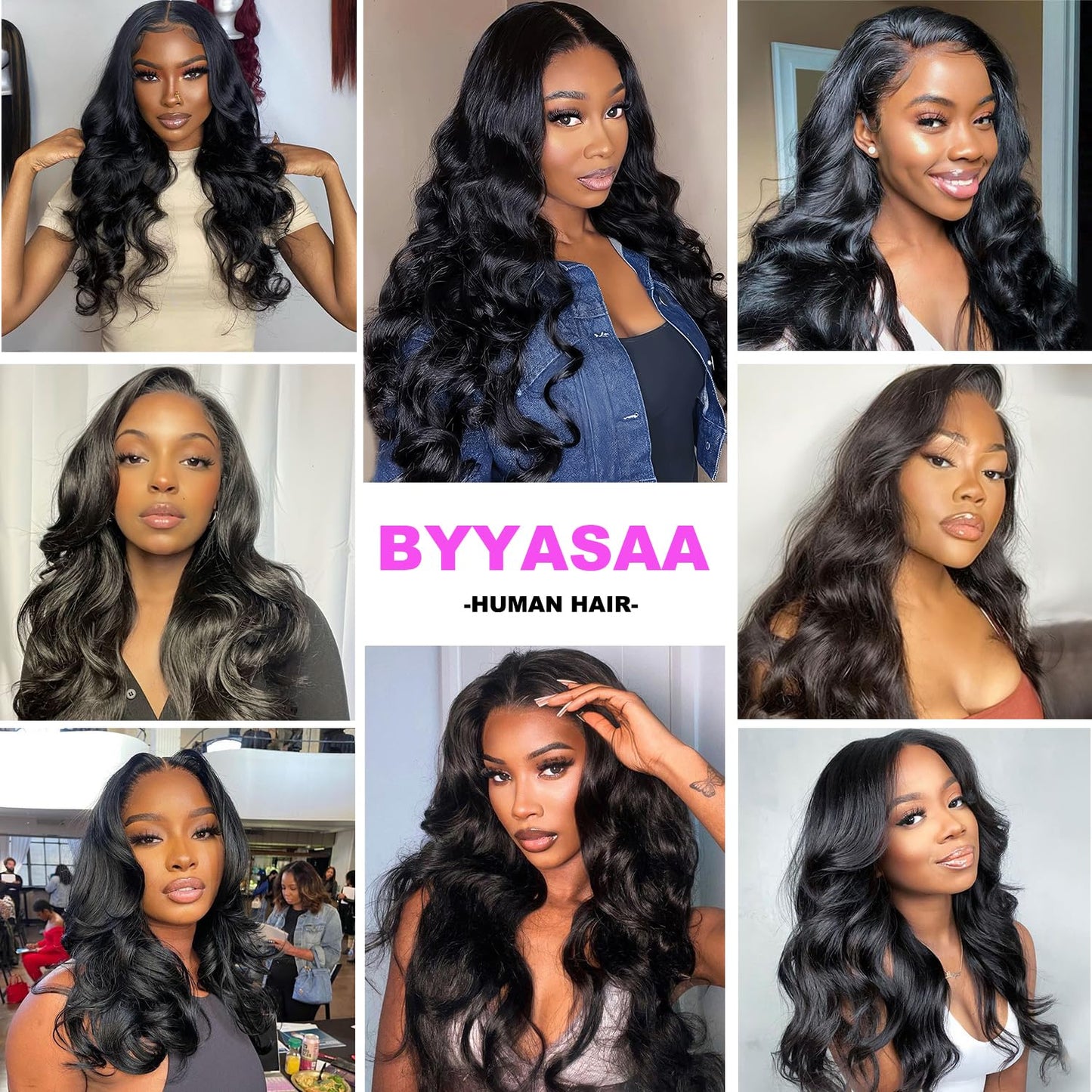 BYYASAA U Part Human Hair Wig Body Wave U Part Wig Human Hair for Black Women Glueless Wigs Human Hair Clip Upgrade Natural Hair Wig Beginner Friendly Middle Part 180% Density 18inch