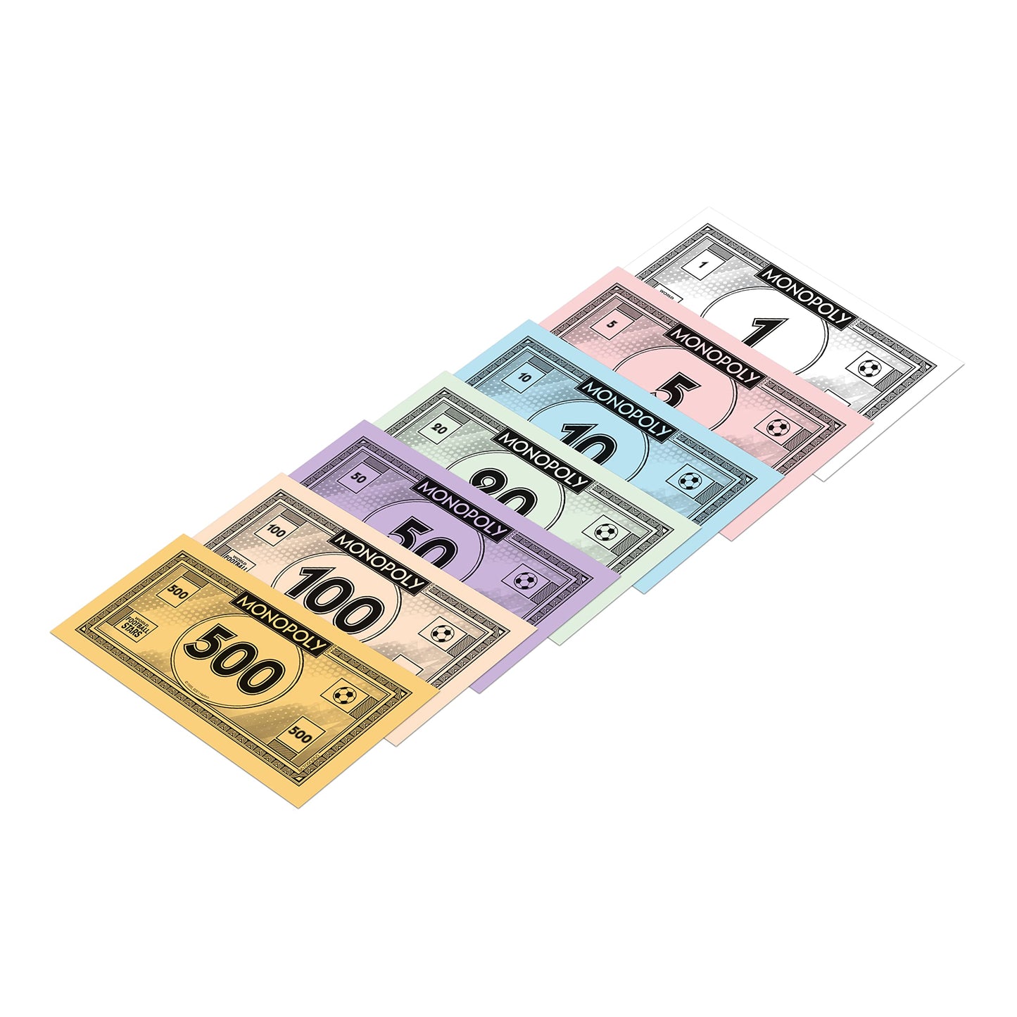 Winning Moves Football Stars Monopoly Board Game, Play with Cristiano Ronaldo, Lionel Messi, Neymar, Harry Kane and Salah, Perfect for The World Cup, Gift and Toy for Boys and Girls Aged 8 Plus