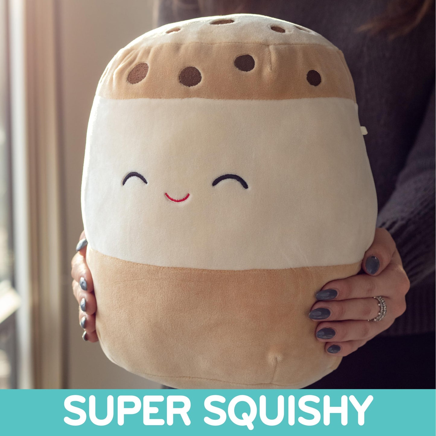 Squishmallows Original 10-Inch Koako The Ice Cream Sandwich - Official Jazwares Plush - Collectible Soft & Squishy Stuffed Animal Toy - Add to Your Squad - Gift for Kids, Girls & Boys