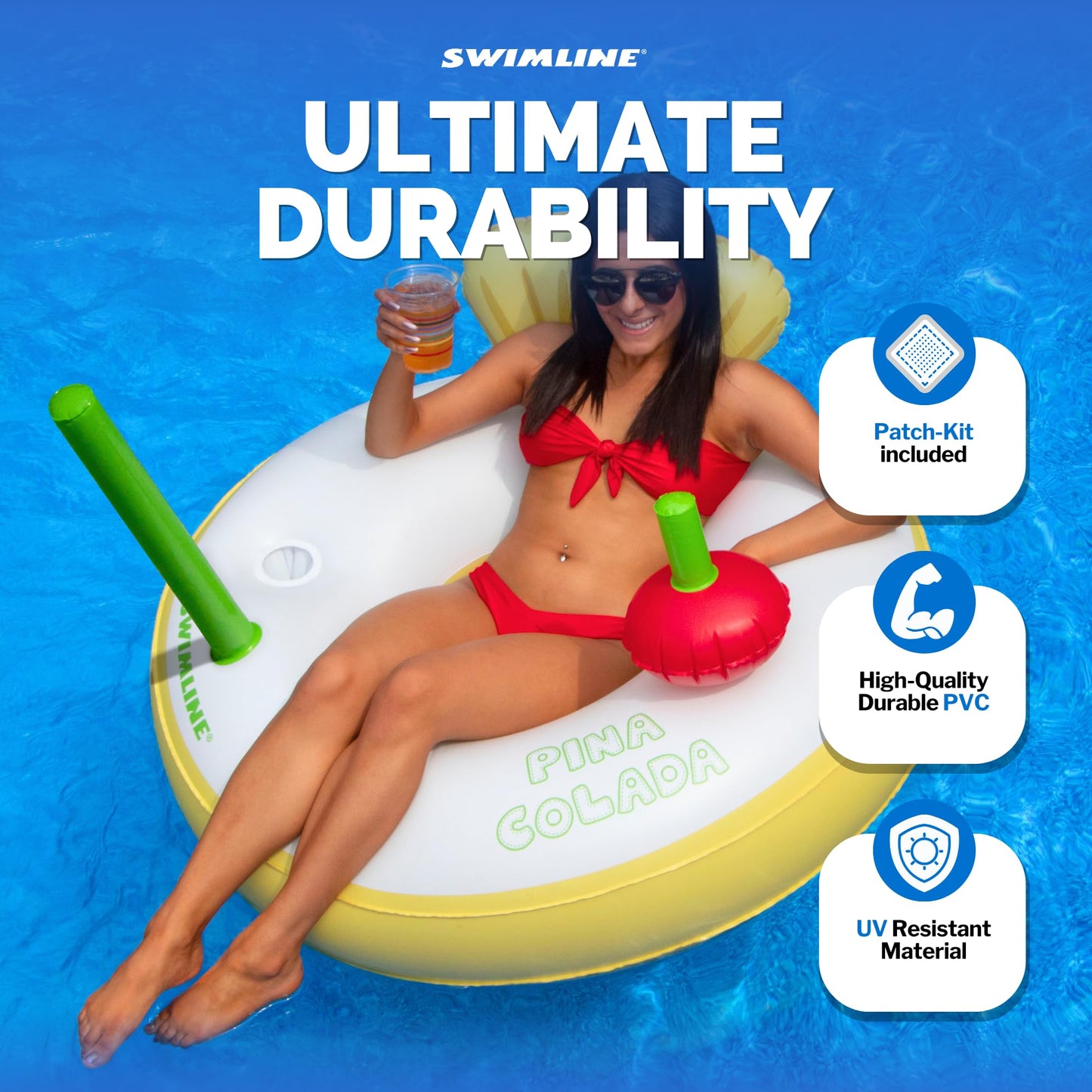 Swimline Pina Colada Inflatable Pool Ring