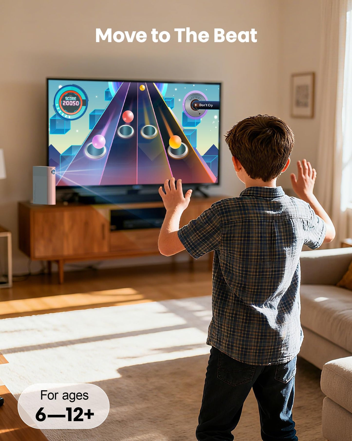 AR Motion Game Console: Indoor Entertainment System for Kids & Families - Great for Gaming Nights Parties and Playdates Birthday Gifts