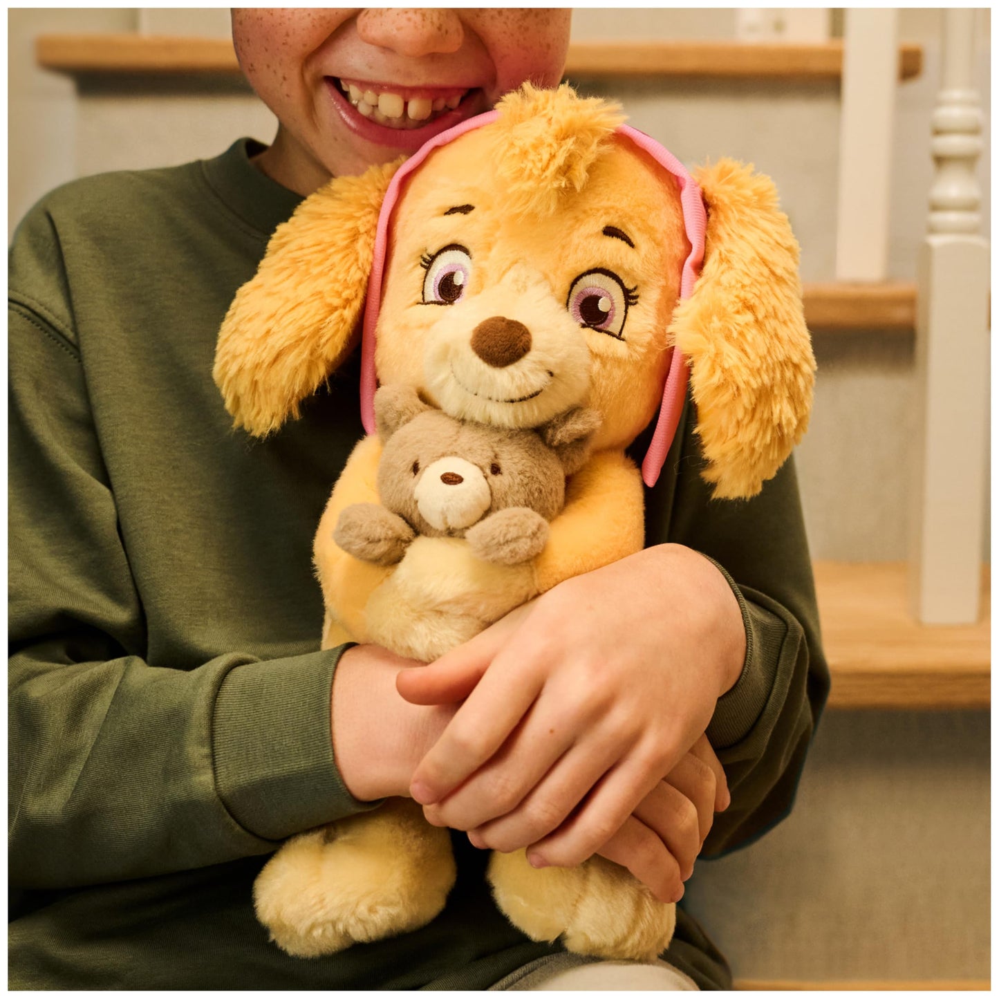 GUND PAW Patrol Skye with Kai Teddy Bear, Official Skye Plush Toy, Dog Stuffed Animal for Ages 1 and Up, 9.5”