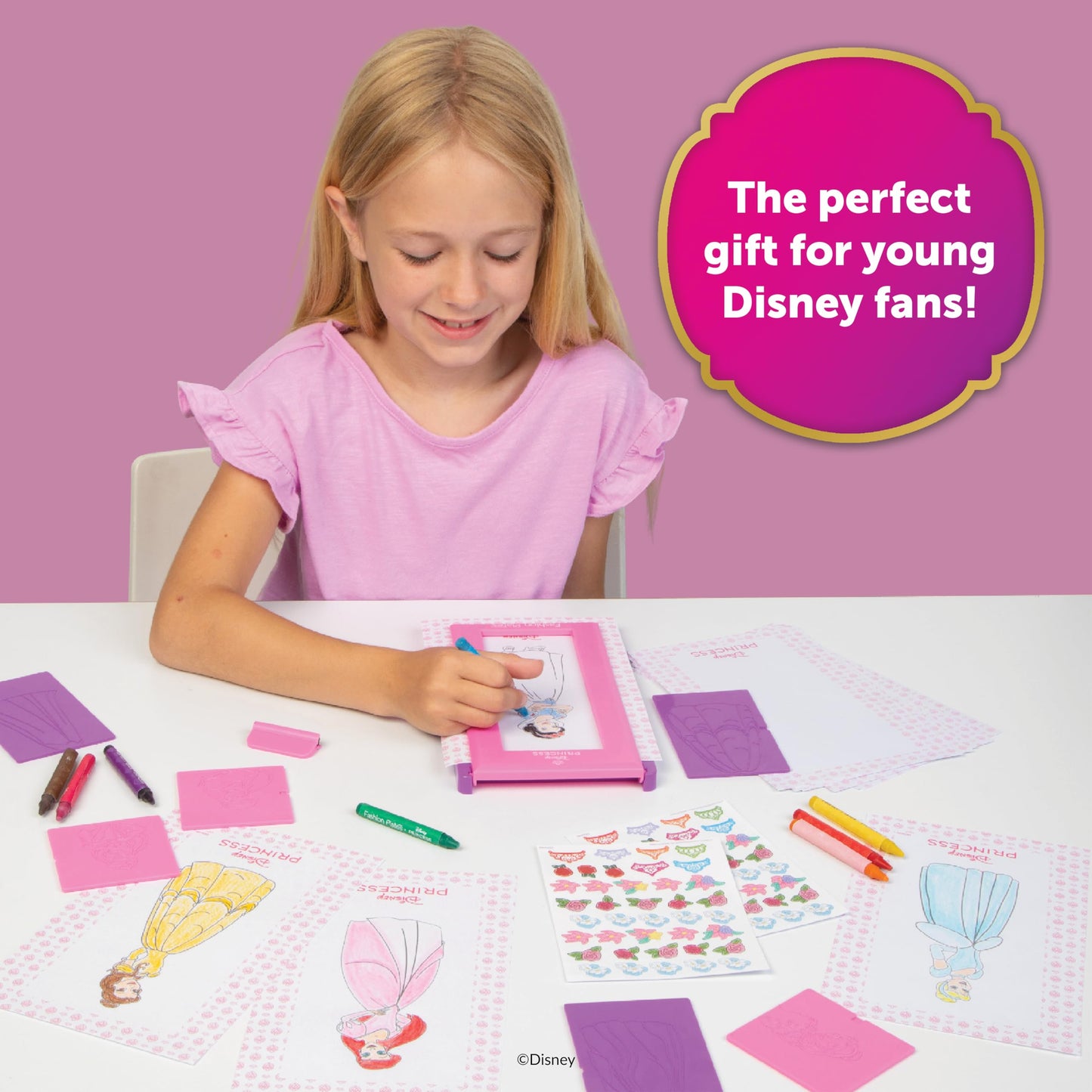 Fashion Plates Disney – Mix-and-Match Drawing Kit, Arts and Crafts