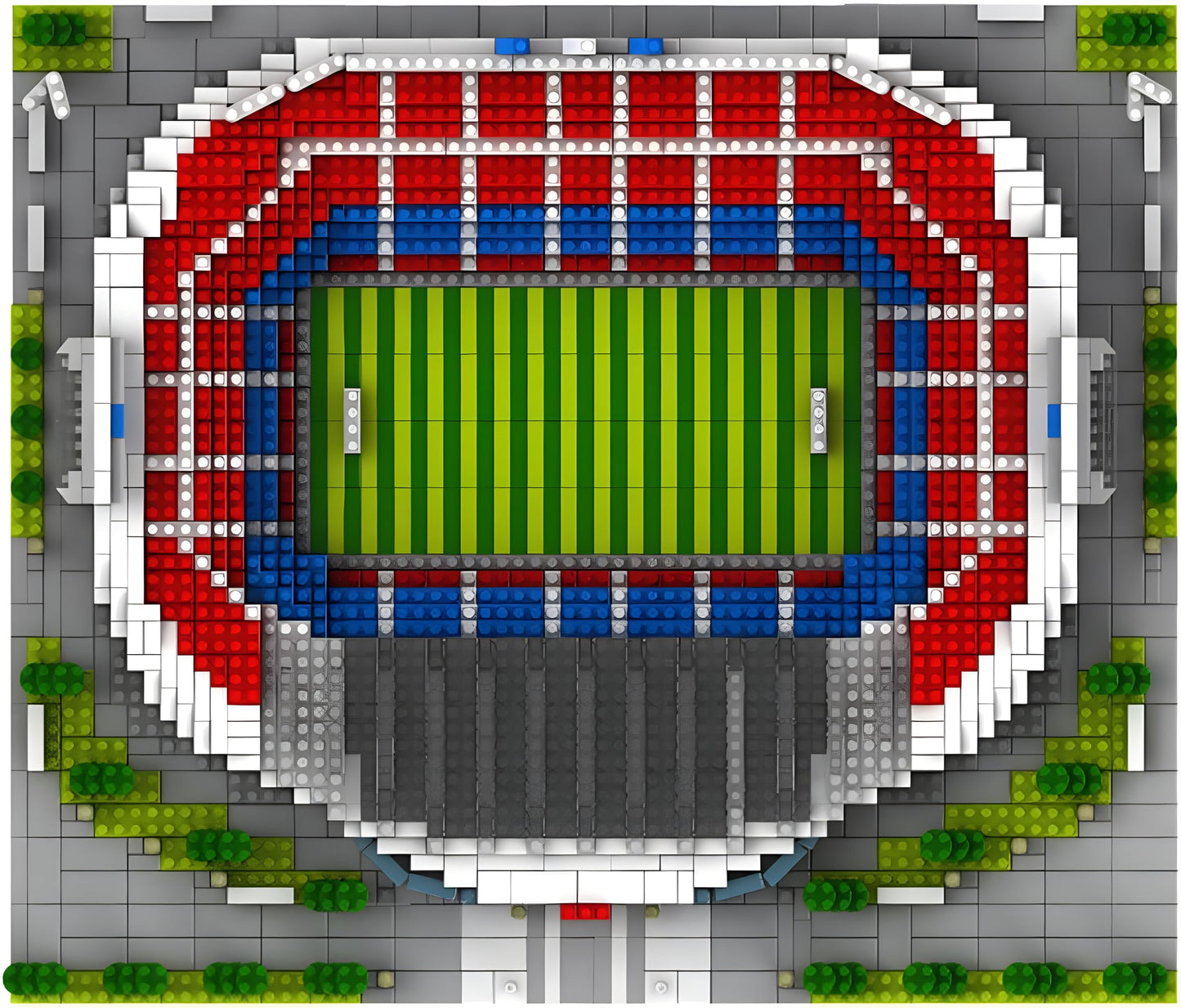 CAXIMSY Soccer Stadium Building Blocks Sets Toys Football Architecture Model Kits Gifts for Adults Kids Boys 3500+Pieces