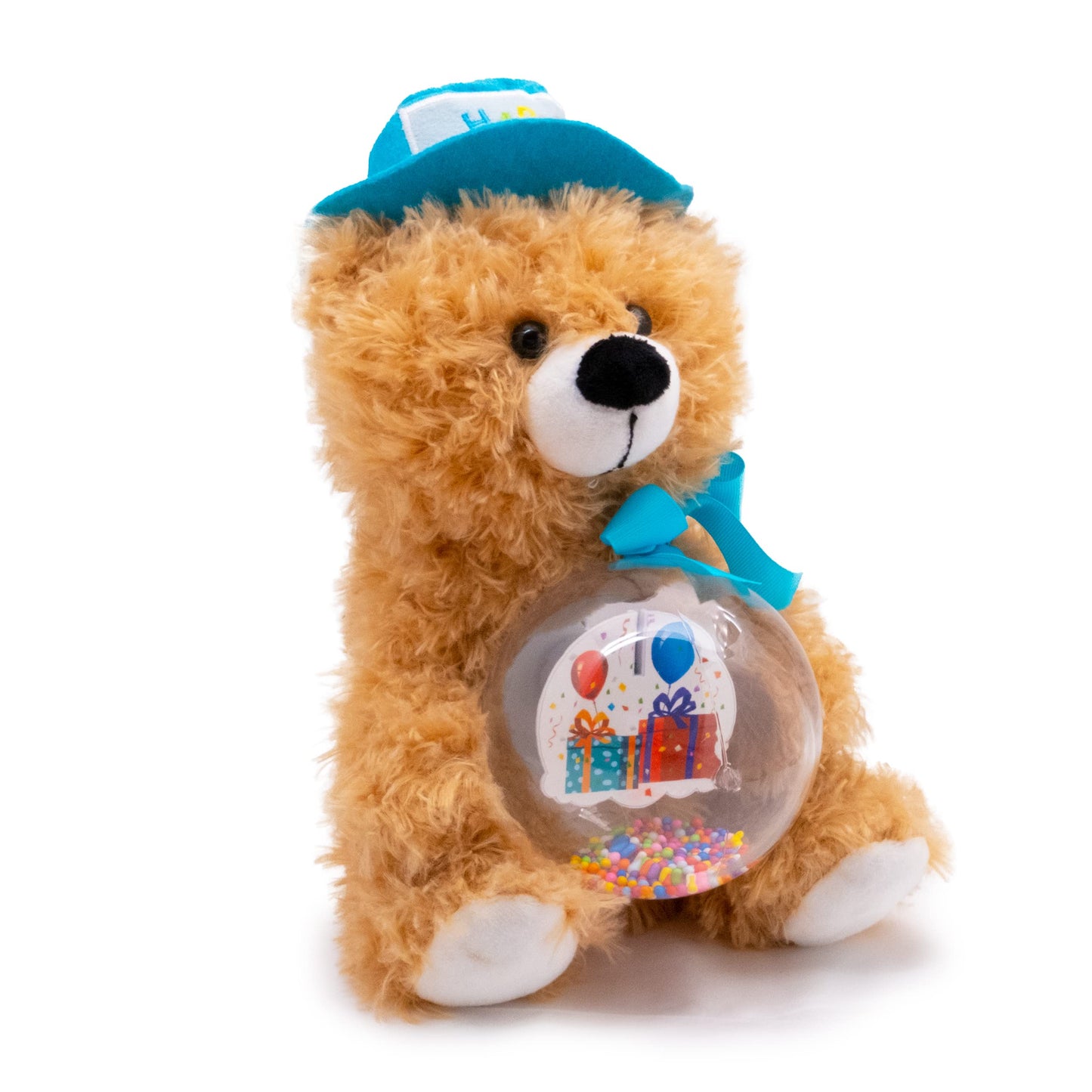 Cuddle Barn - Birthday Buddy Benson | Animated Stuffed Animal Teddy Bear Plush Toy Lights Up and Bops to Happy Birthday, 13"