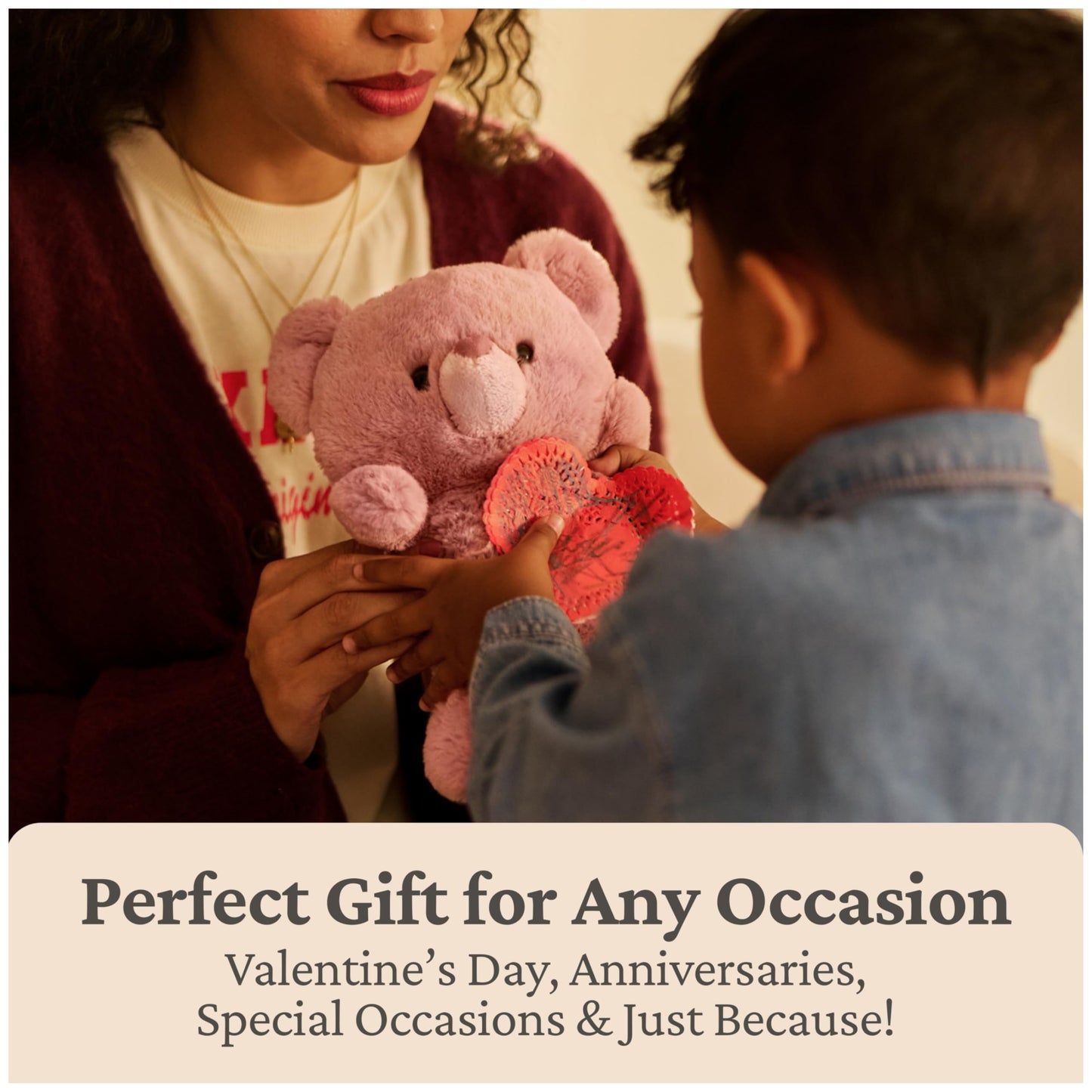 GUND Rose Kai Plush, Premium Teddy Bear, Gifts for Her, Birthday, and Valentine's Day Gift, Stuffed Animal for Ages 0 and Up, 10”