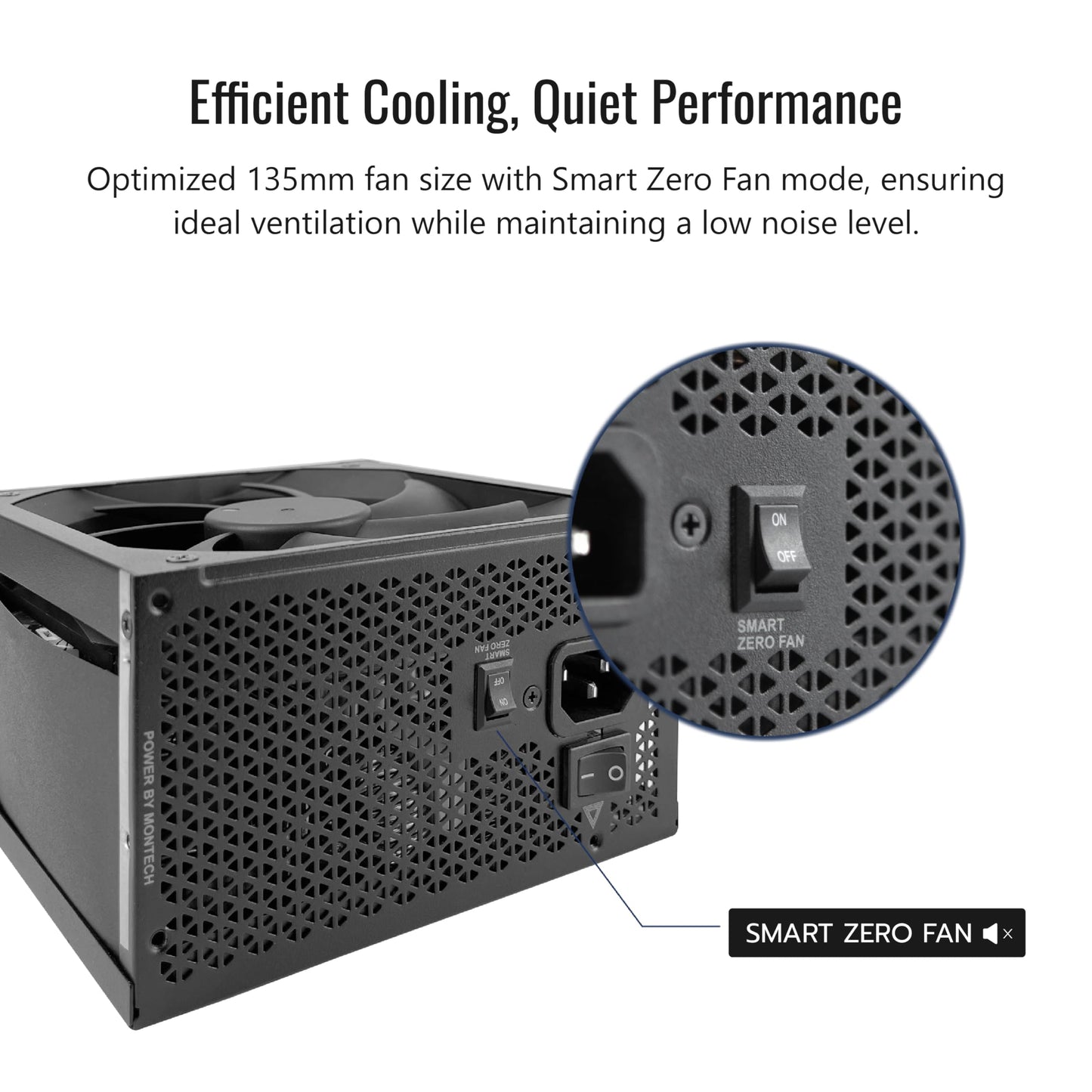 MONTECH Century II - 850W High-End ATX Gaming Power Supply - 80 Plus Gold & Cybenetics Platinum - Fully Modular - ATX 3.1 & PCIe 5.1 Ready with 12V-2x6 Cable - 10 Years Warranty