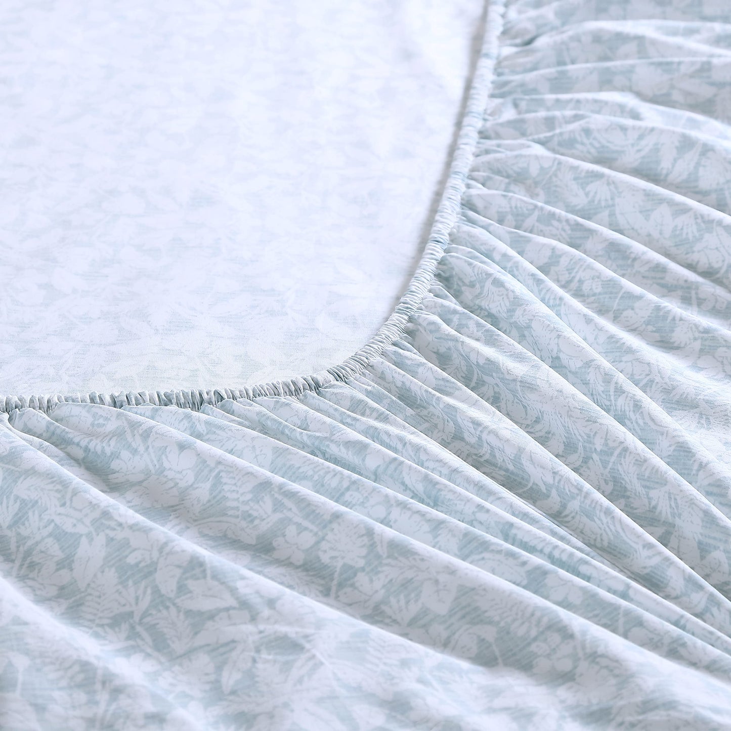 Tommy Bahama Queen Cooling Sheet Set – 100% Cotton Percale, Crisp & Breathable Sheets for Hot Sleepers, Lightweight, Cool Zone Blue Sky, Deep Pocket