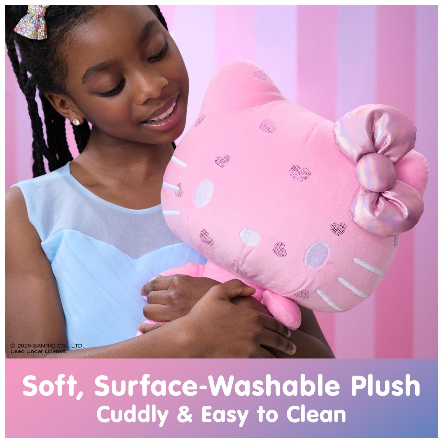 GUND Sanrio Hello Kitty 50th Anniversary Plush, Special Edition Stuffed Animal for Ages 1 and Up, Pink, 12”