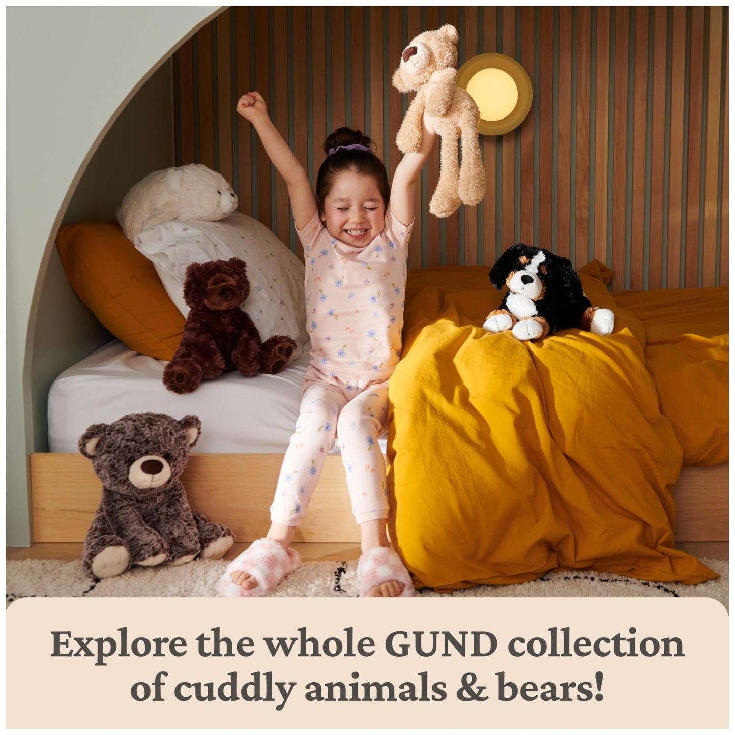 GUND Cozys Collection Cow, Stuffed Animal for Ages 1 and Up, Spring Decor Plush Toy, Cream/Blue, 10”