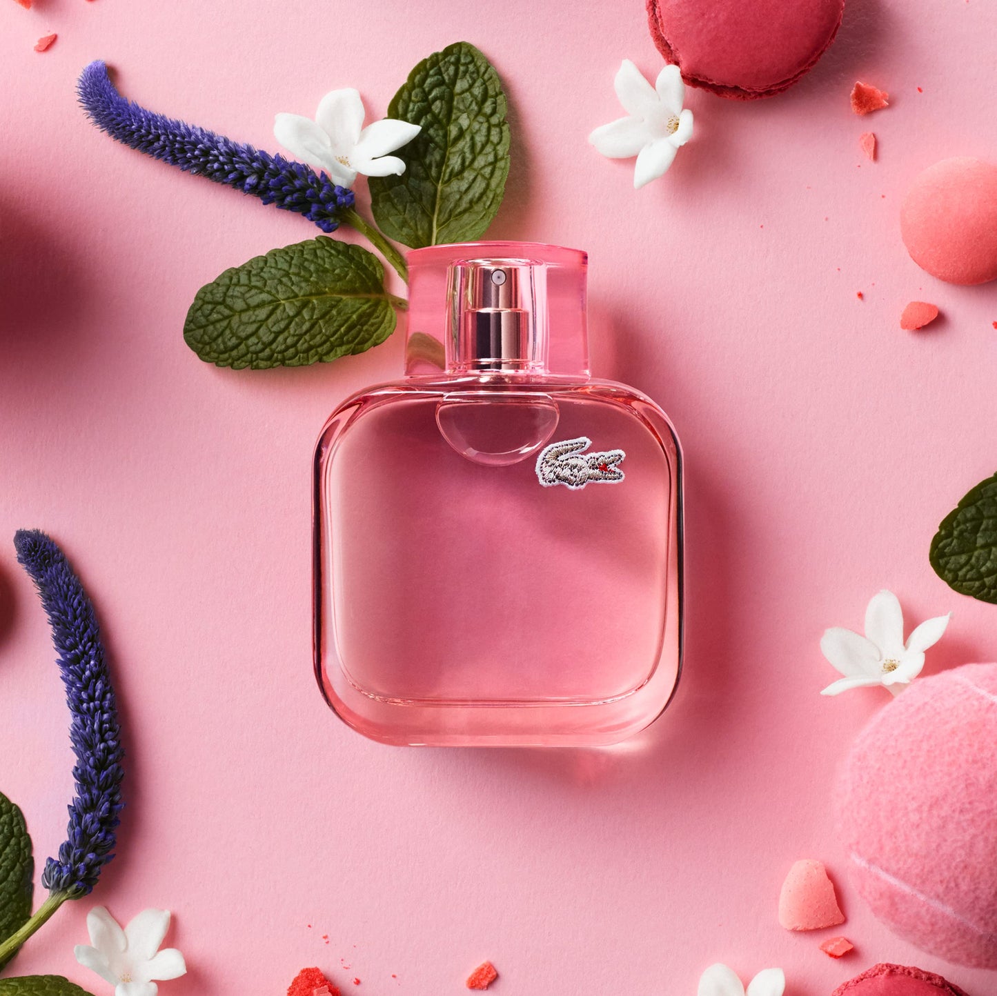 Lacoste L.12.12 Rose Sparkling Eau de Toilette - Long Lasting Fragrance with notes of Mandarin, Cotton Candy & Vetiver - Ambery & Fruity - 3.3 fl. oz.