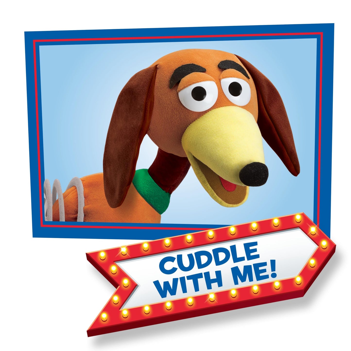 Disney and Pixar Toy Story Slinky Dog Plush, Toys for 3 Year Old Girls and Boys by Just Play