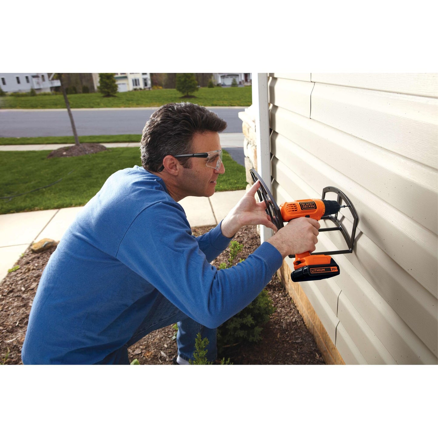 BLACK+DECKER 20V MAX POWERCONNECT Power Drill Cordless Drill Driver Electric Screwdriver with 30 Piece Bit Set and Drivers Kit, Battery and Charger Included (LD120VA)