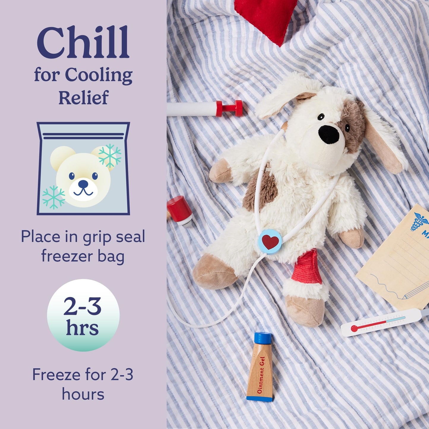 Intelex, Warmies Cozy Therapy Plush - Puppy