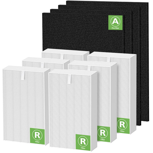 6 Pack HPA300 Hepa Filter Replacement Compatible with Honeywell HPA300 HEPA Air Purifier, Fits for Honeywell Air Purifier Filter Replacement - Models HPA300 HPA300VP HPA304 HPA3300
