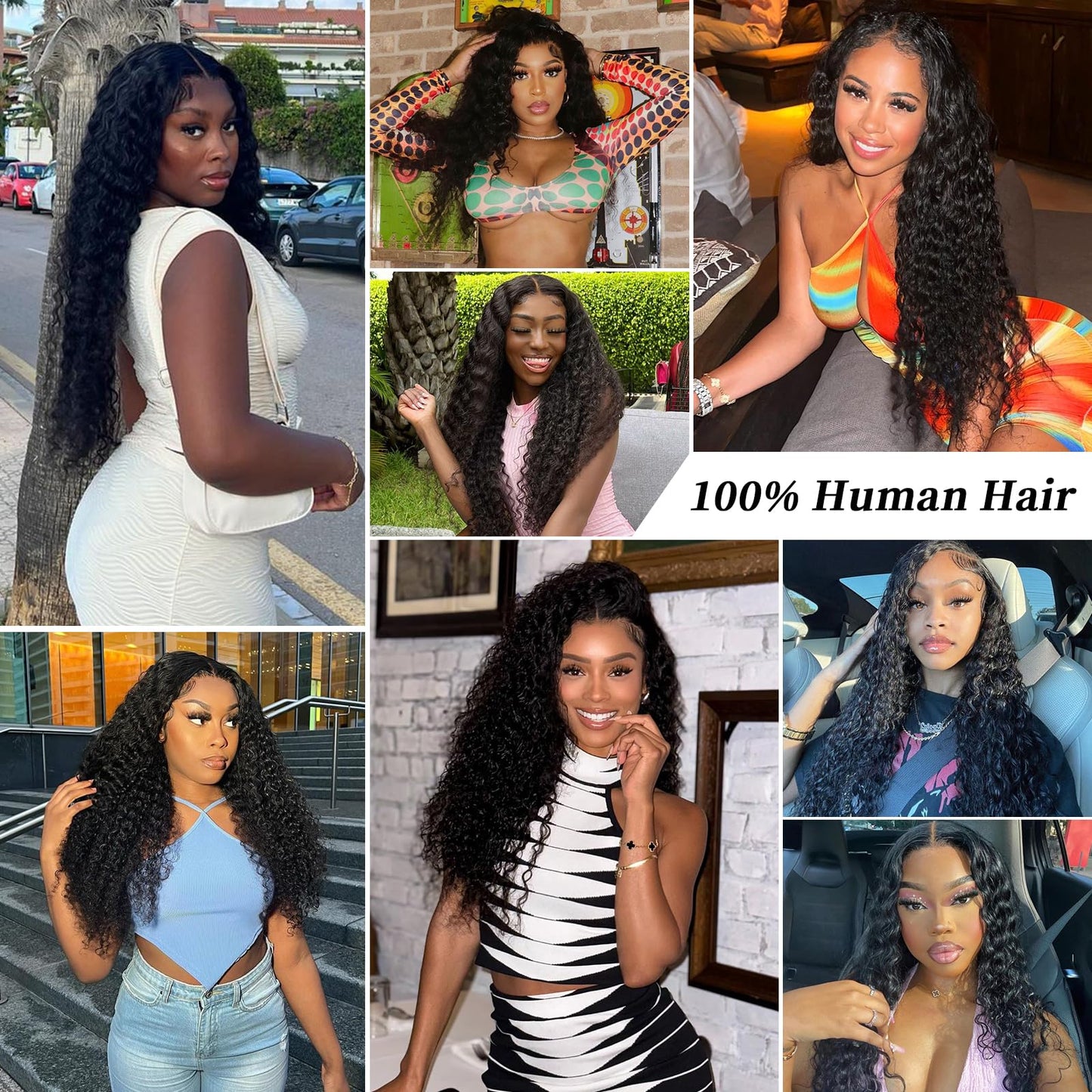 13x6 Deep Wave Lace Front Wigs Human Hair Wigs for Women Deep Curly Lace Front Wig Human Hair HD Lace Frontal Wigs Human Hair Pre Plucked with Baby Hair (30 Inch)