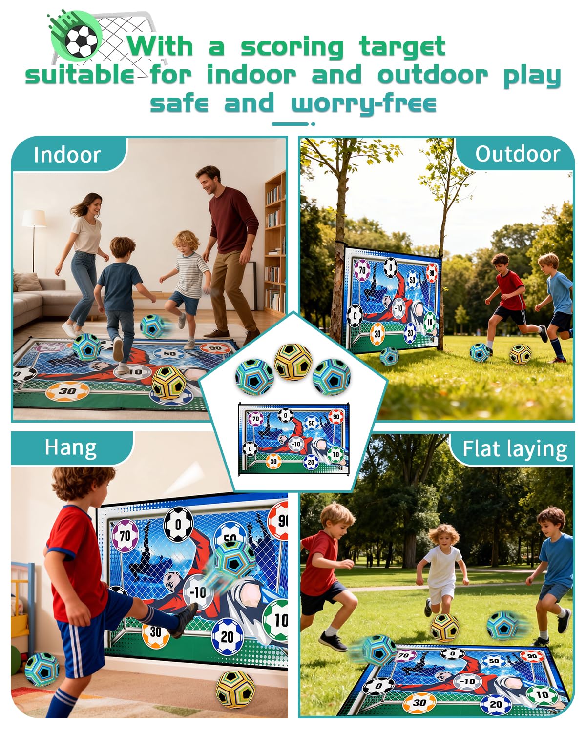 Mirthoza Sticky Soccer Target Game