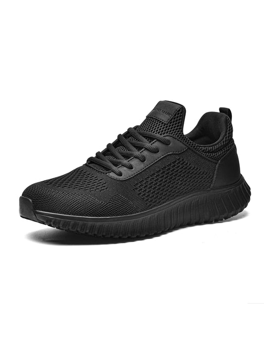 Bruno Marc Men's Non Slip Work Shoes Walking Zapatos Trabajo Black & Lightweight Food Service Chef Kitchen Restaurant Resistant Sneakers,Size 11,Black,SBWO2302M